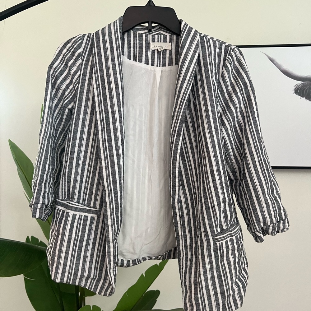 Striped Blazer
